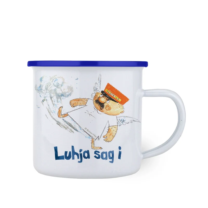 Engel Aloisius Emaille-Tasse