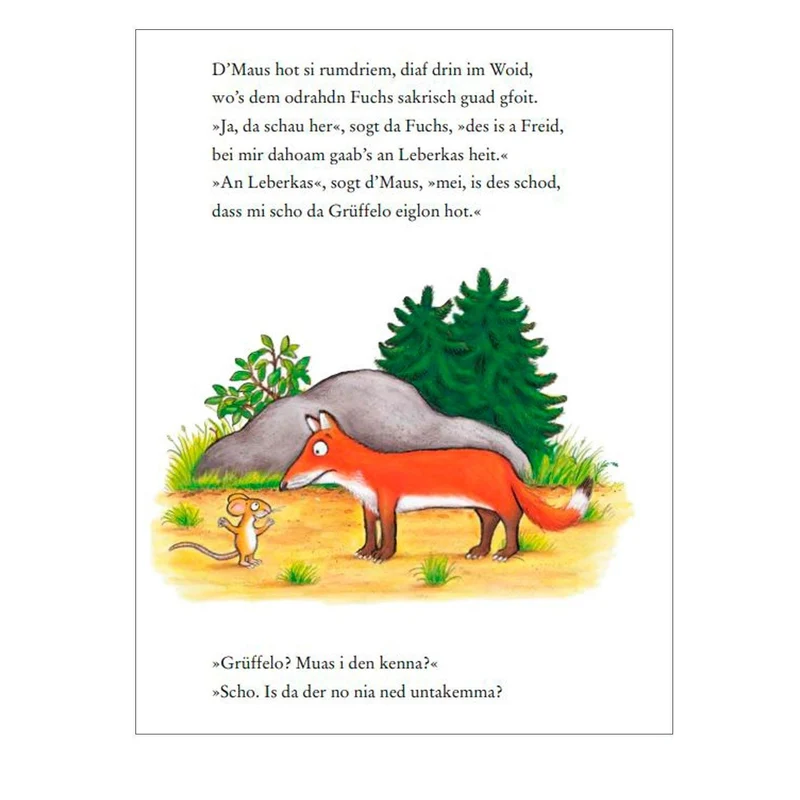 Buch "Da Grüffelo" auf boarisch