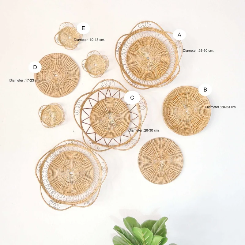 LA VI PA - Wall Hanging Art Decor Set of 9
