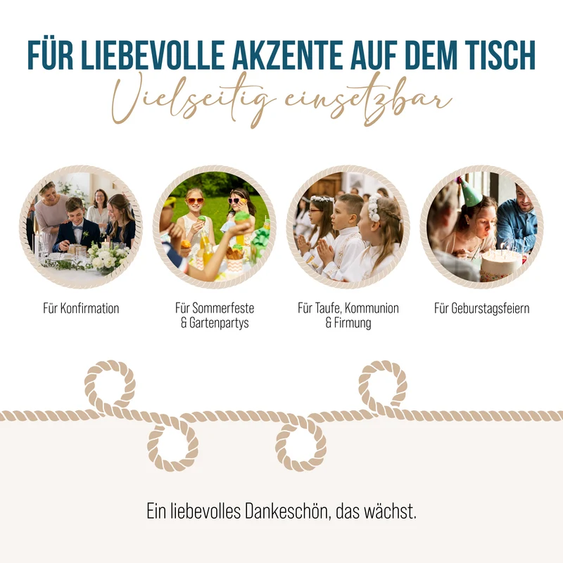 Samentütchen Regenbogenfisch 10er Set für Kindergeburtstag und Taufe