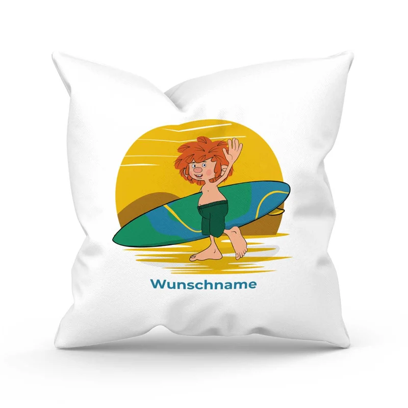 ®Pumuckl Kuschelkissen Surfer