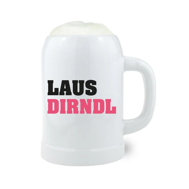 Bierkrug "Lausdirndl"