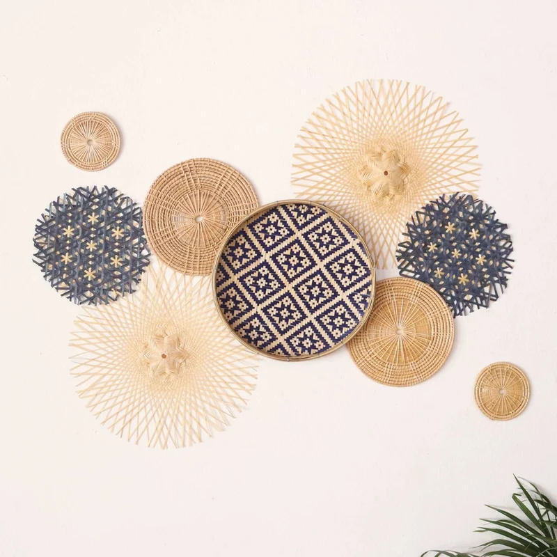 CHA MA - Wall Hanging Décor Set of 9