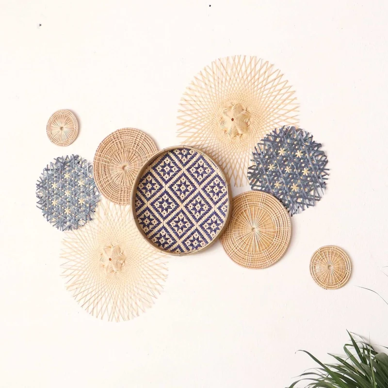CHA MA - Wall Hanging Décor Set of 9