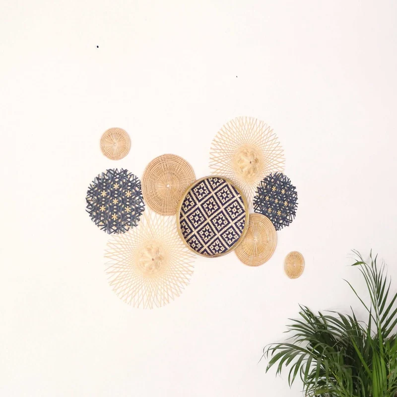 CHA MA - Wall Hanging Décor Set of 9