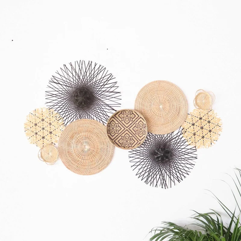 Wall Hanging Décor Set of 9 - DA MI KA