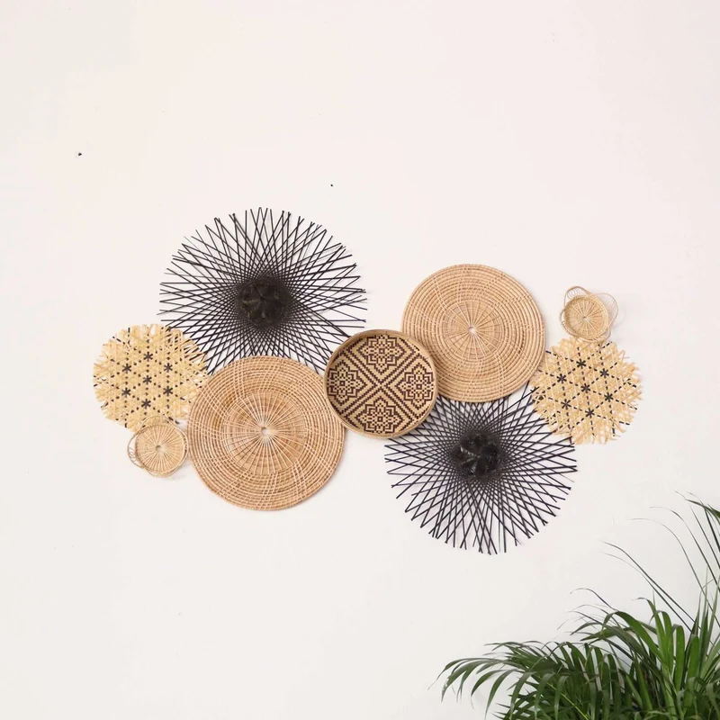 Wall Hanging Décor Set of 9 - DA MI KA