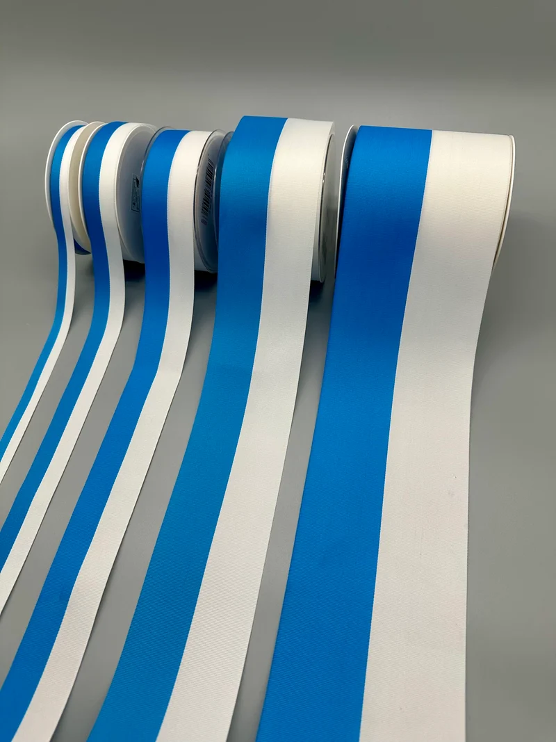 Festband weiß/blau á 25 m