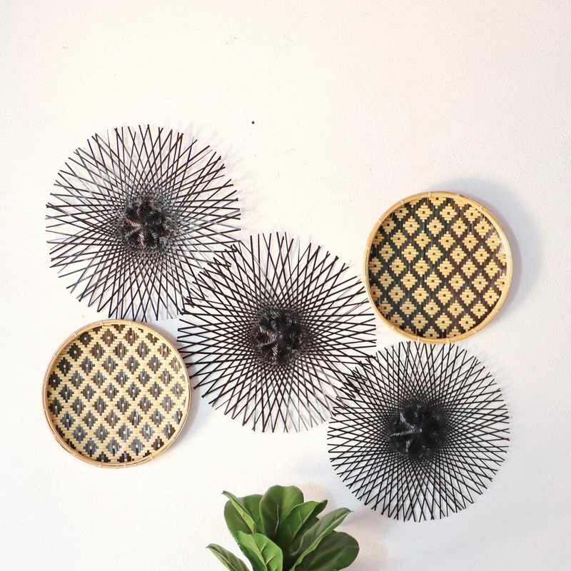 TI TA MON- Wall Hanging Décor Set of 5