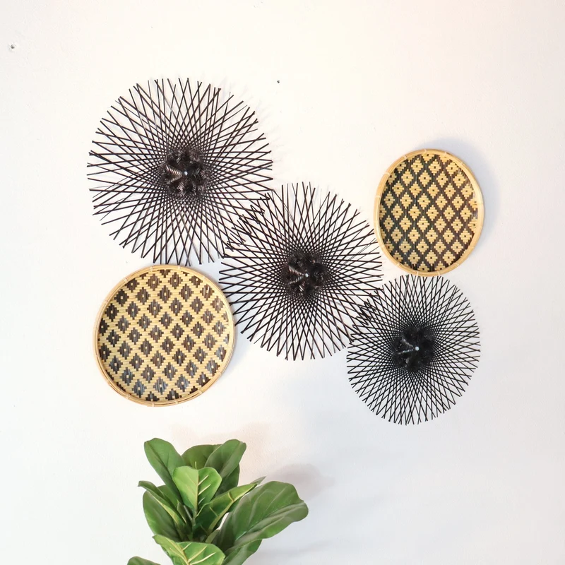 TI TA MON- Wall Hanging Décor Set of 5