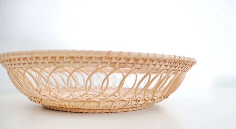 Navinda - Round rattan basket