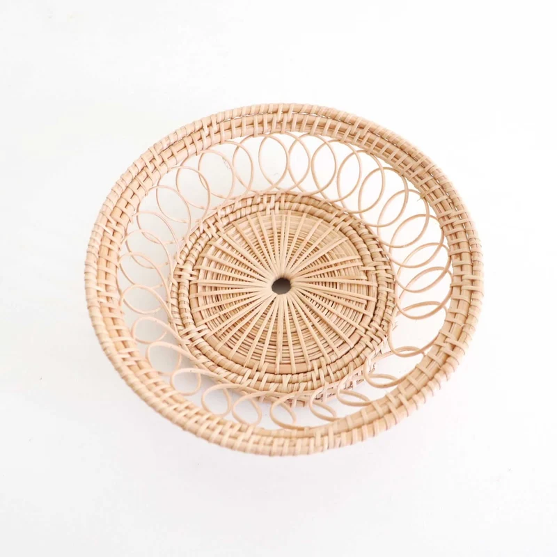 Navinda - Round rattan basket