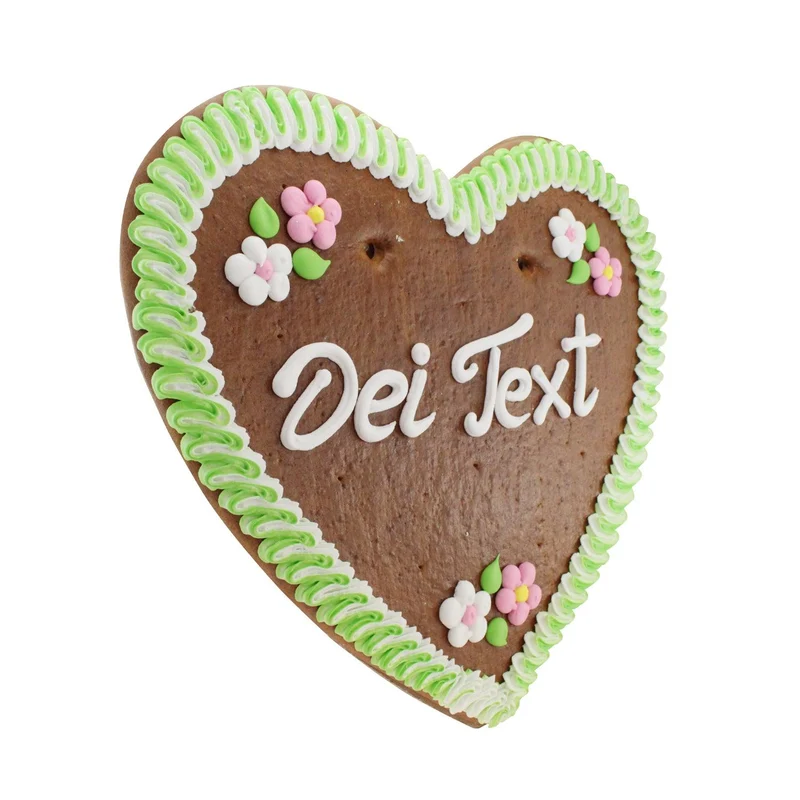 Lebkuchenherz mit Wunschtext