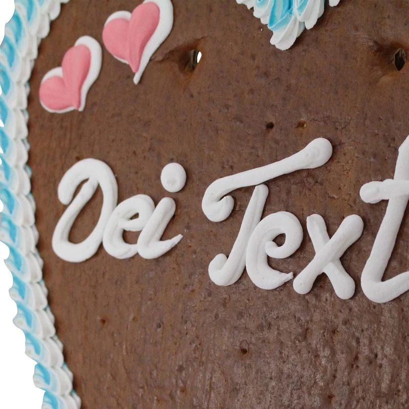 Lebkuchenherz mit Wunschtext