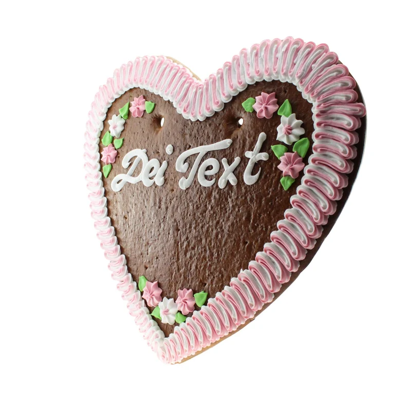 Lebkuchenherz mit Wunschtext