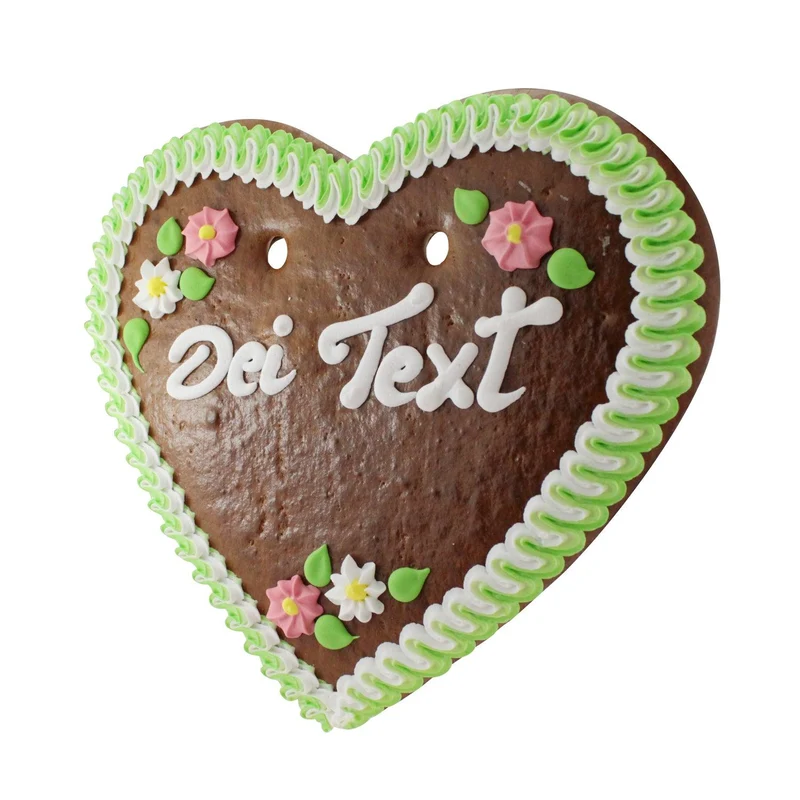 Wiesn Lebkuchenherz mit Beschriftung