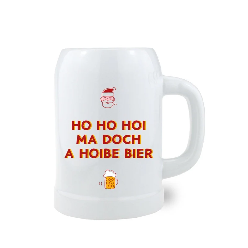Bierkrug "Ho ho hoi ma no a Hoibe"