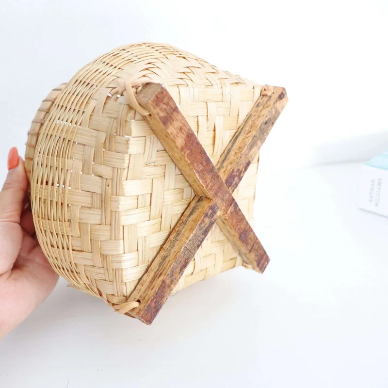 Vintage Lanna Bamboo Basket - RATIMA