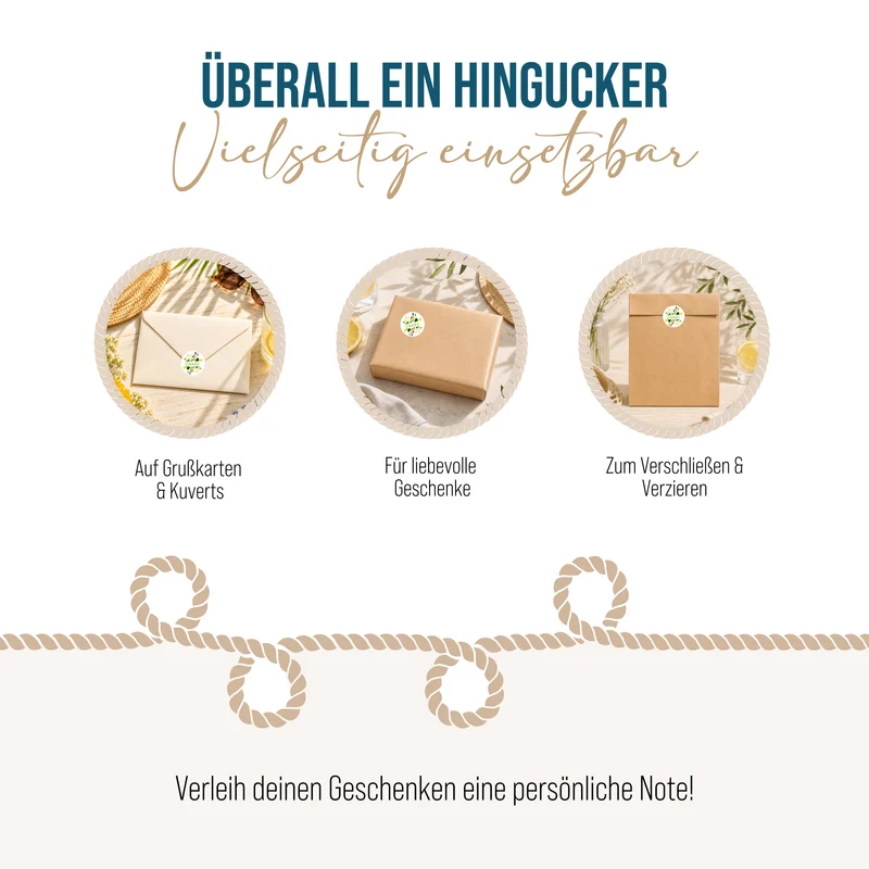 Danke Sticker Set 24 Stück Blumenmotiv rund Ø 4 cm Aufkleber für Dankesgeschenke Karten und DIY
