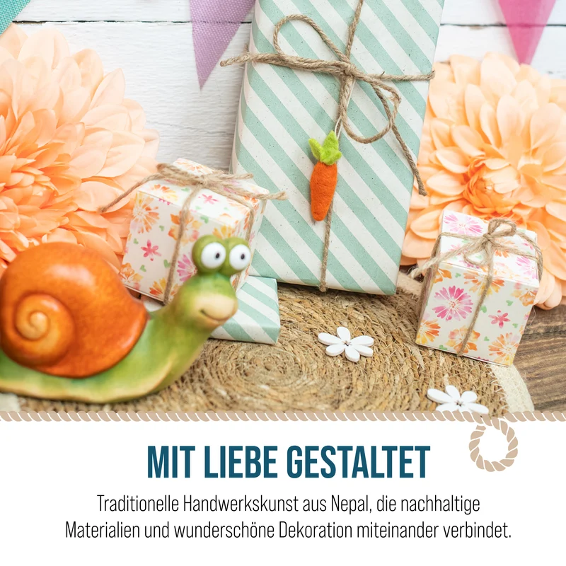 Karotten Anhänger aus Filz im 2er Set – Osterdeko in Orange Grün