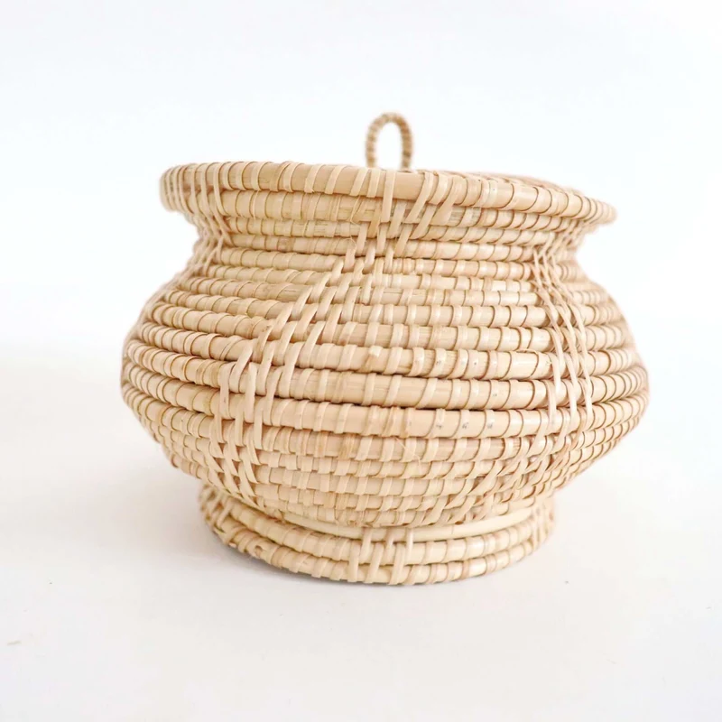SA NA Rattan Storage Box with Lid