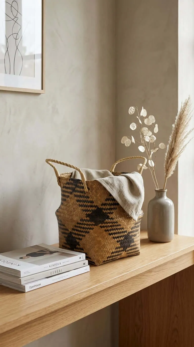 WA LAI - Wicker Basket 11 inches