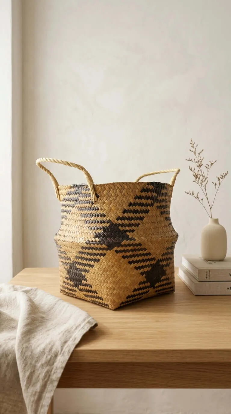 WA LAI - Wicker Basket 11 inches