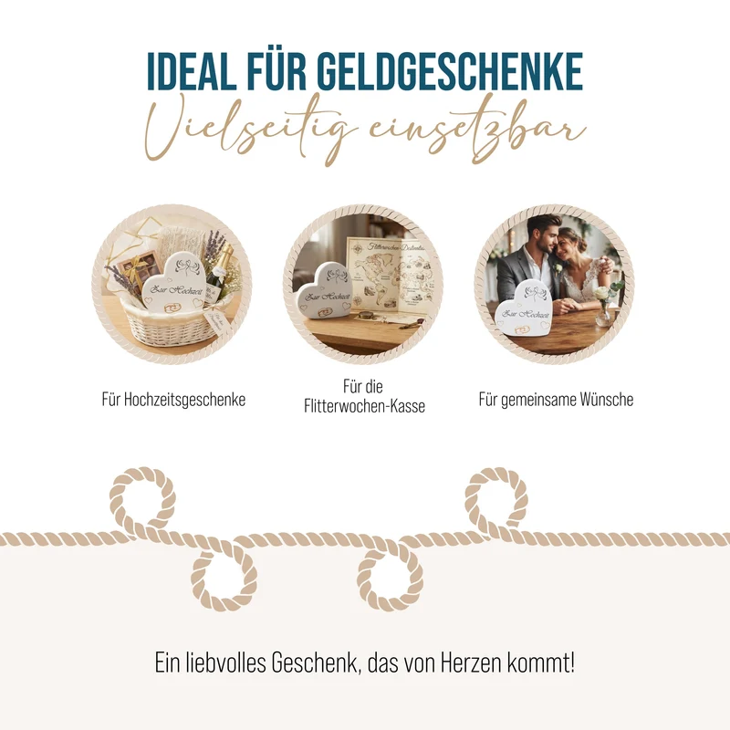 Spardose Herz Zur Hochzeit – Hochzeits-Spardose aus Keramik