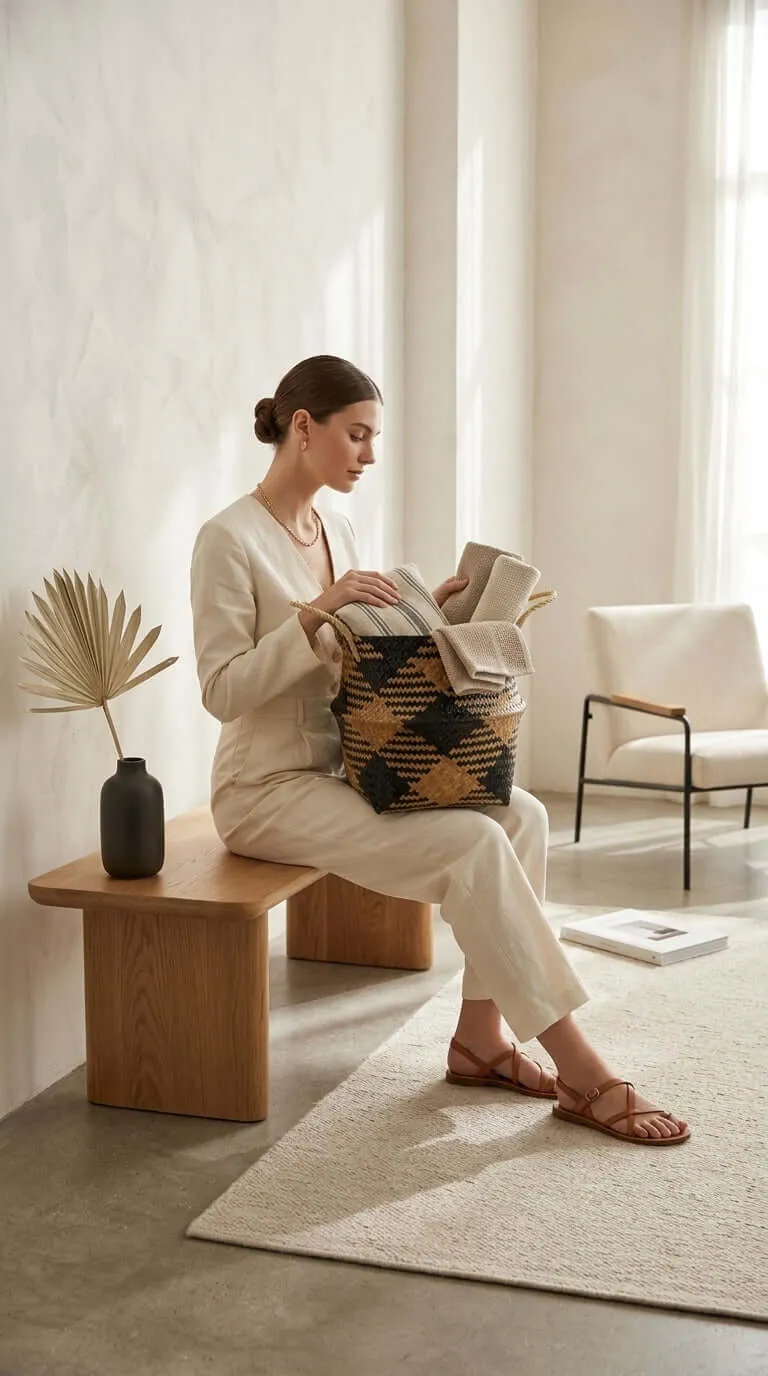 WA LAI Wicker Basket (11 Inches)