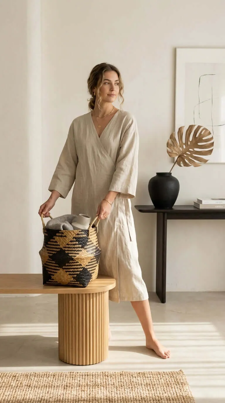 WA LAI Wicker Basket (11 Inches)