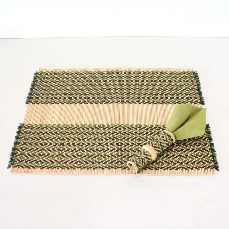 BE LIN DA - Woven Boho Placemats (Set of 4)