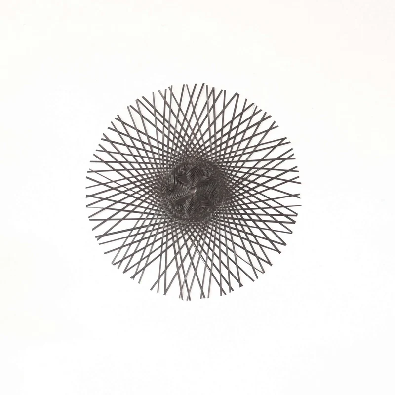 TI CHI LA - BLACK DIY WALL ART DECOR HANGING BASKET