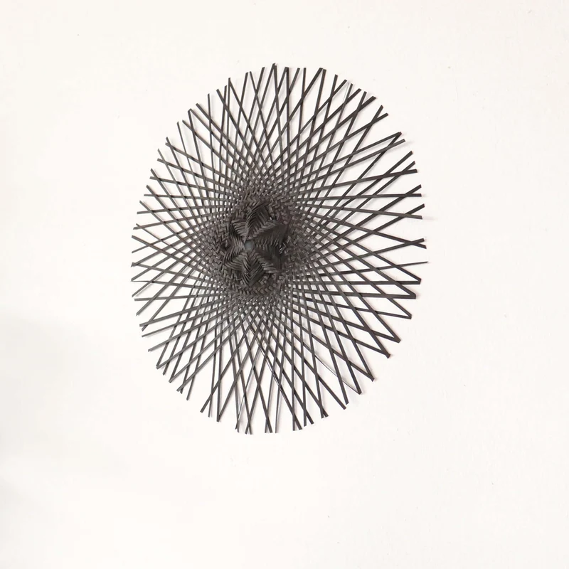 TI CHI LA - BLACK DIY WALL ART DECOR HANGING BASKET