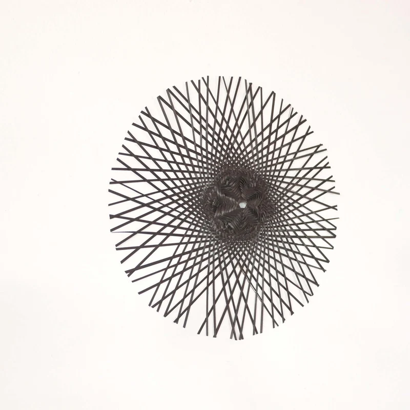 TI CHI LA - BLACK DIY WALL ART DECOR HANGING BASKET