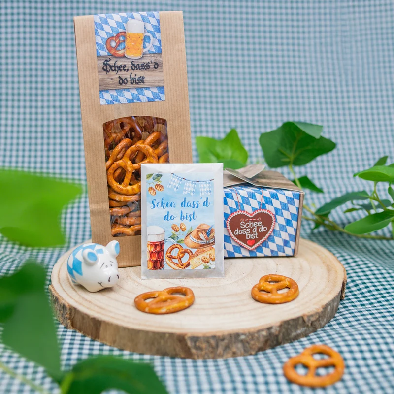 Samentütchen Bienenwiese 10er-Set, bayerisches Design, Wildblumen-Saatgut