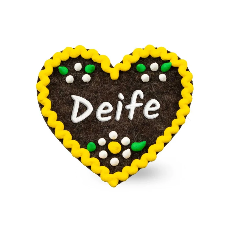Filzherz-Anstecker "Deife"