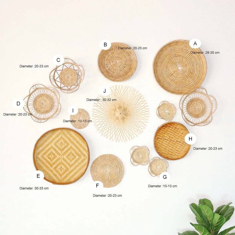 TI SA TA - Wall Hanging Décor Set of 13