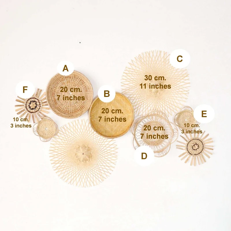 YO SI TA - Wall Hanging Décor set of 9