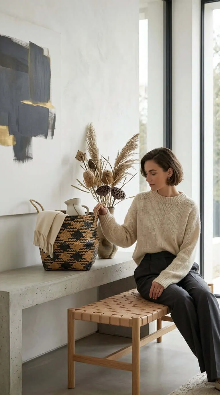 WA LAI Wicker Basket (12 Inches)