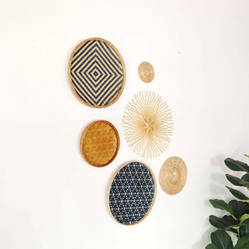 JONG LUCK - Wall Art Decor Hanging (Set of 6)