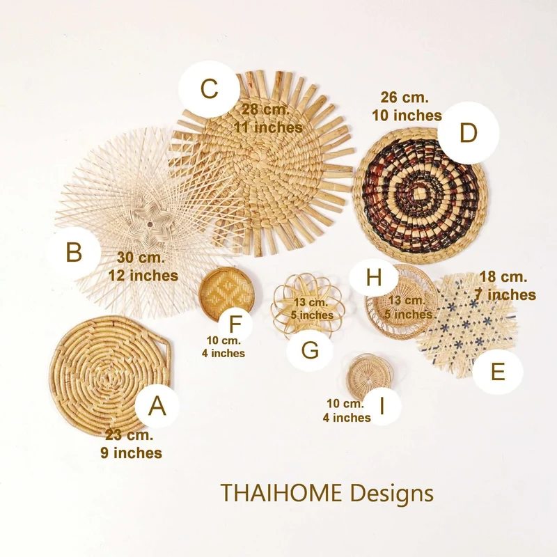 Kang Wan - Wall Hanging Décor (Set of 9)