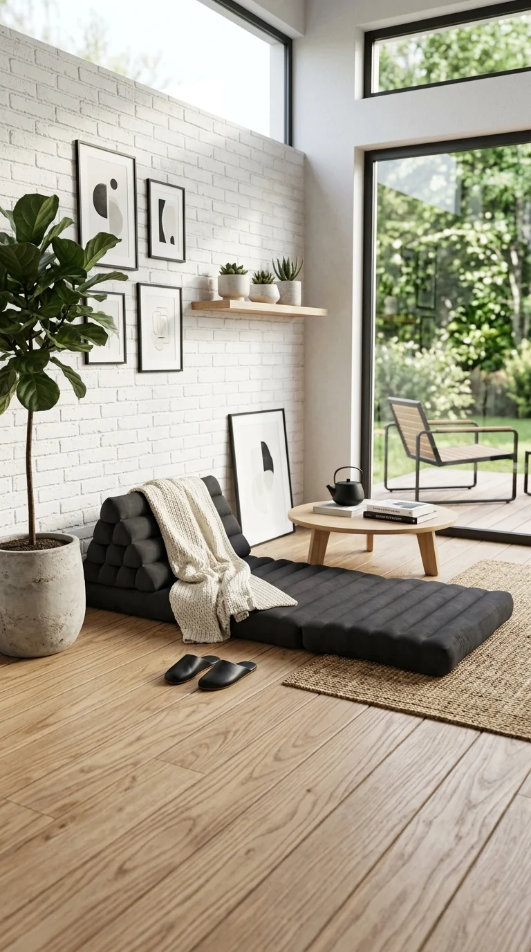 NANNETTE - Thai Triangle Cushion (3 Fold - 19 x 12 Inches - Black)