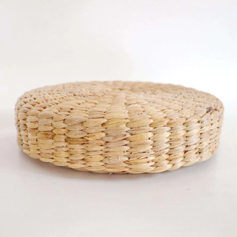 CHA SHA Handwoven Round Seagrass Basket with Lid (Wholesale)
