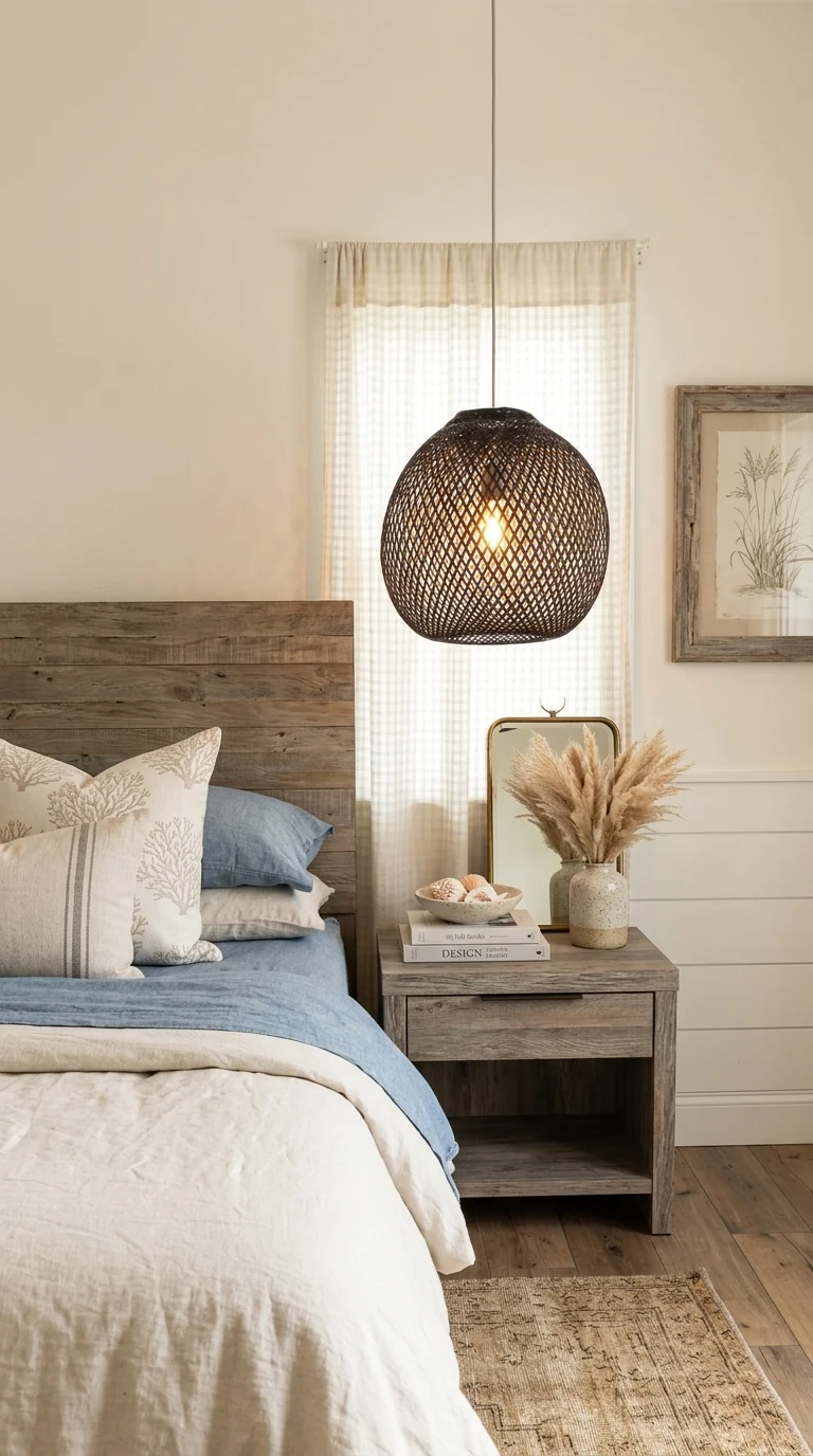 JUNDARA Black Bamboo Pendant Light Shade