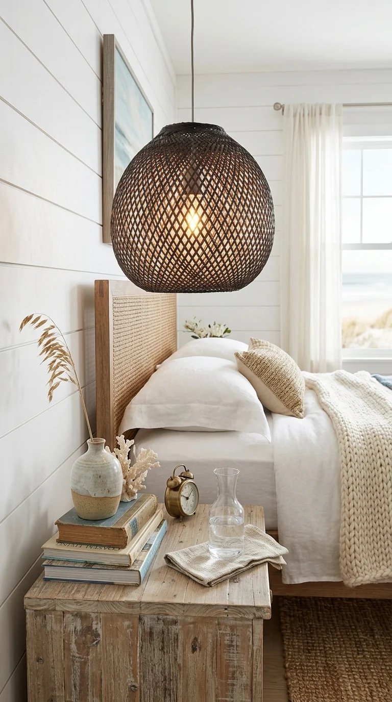 JUNDARA Black Bamboo Pendant Light Shade