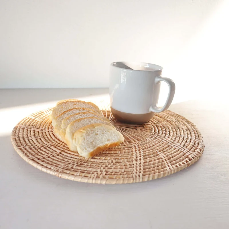 DOL LA VA - Rattan Placemat & Plate