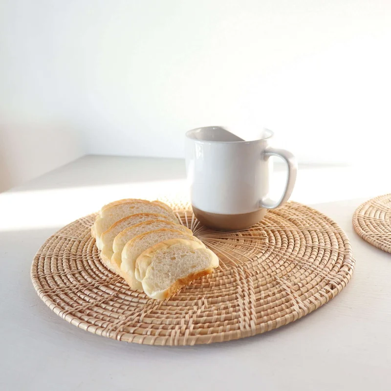 DOL LA VA - Rattan Placemat & Plate