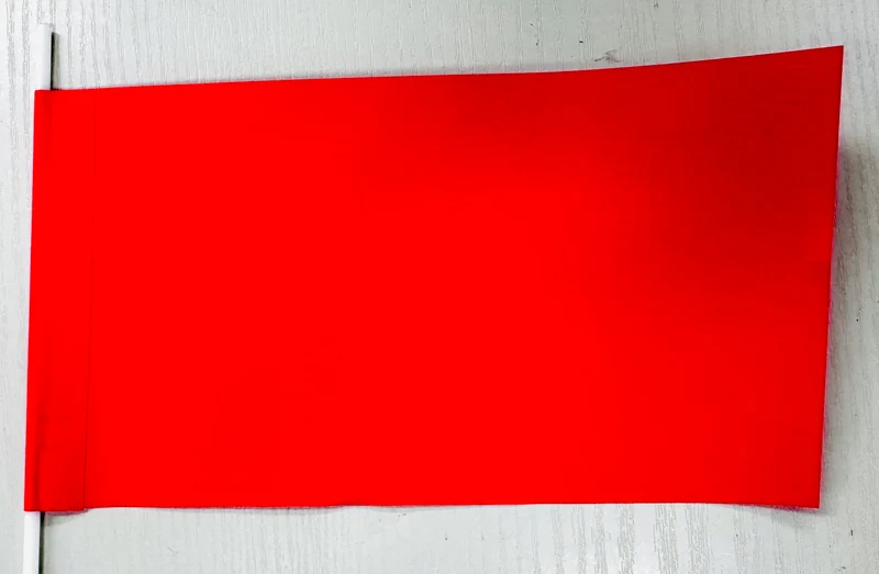 Papier-Fähnchen an 40 cm Polystyrolstab (einfarbig)