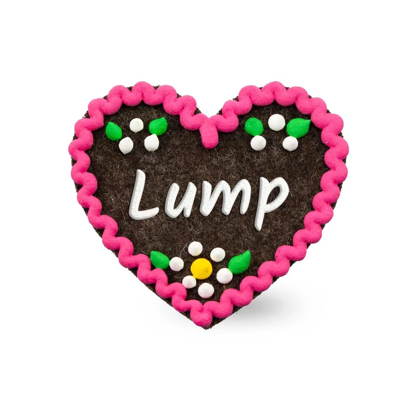 Filzherz-Anstecker "Lump"