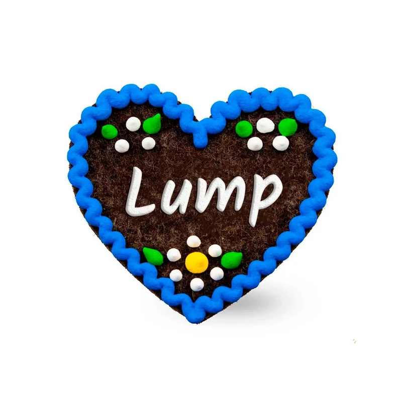 Filzherz-Anstecker "Lump"